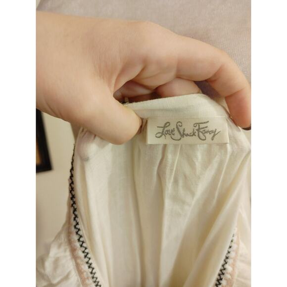 Loveshackfancy Isla Embroidered Boho Pop Pom Midi Dress $395 Size XS - Picture 8 of 12